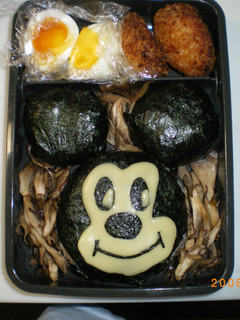 意外と簡単◎。◎ミッキーキャラ弁-レシピのメイン写真