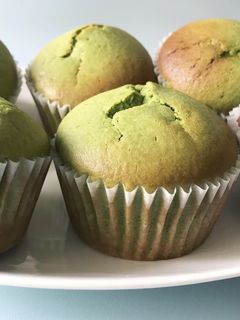 抹茶クリームマフィン-レシピのメイン写真
