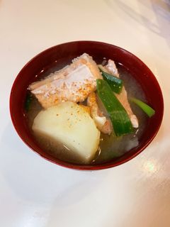 鮭と根菜の味噌汁-レシピのメイン写真
