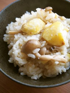 栗・しめじの炊き込みご飯♪-レシピのメイン写真
