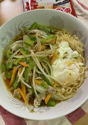 ゴーヤチャンプルスタミナラーメン-レシピのメイン写真