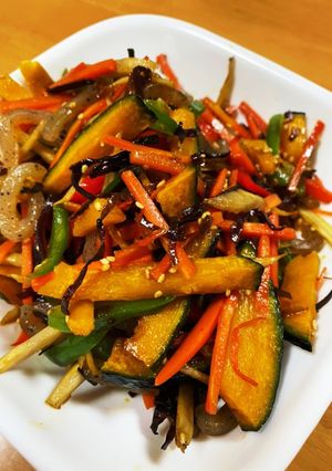 大人の給食☆塩昆布きんぴら-レシピのメイン写真