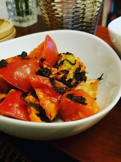 超簡単!トマトとキムチの和え物-レシピのメイン写真