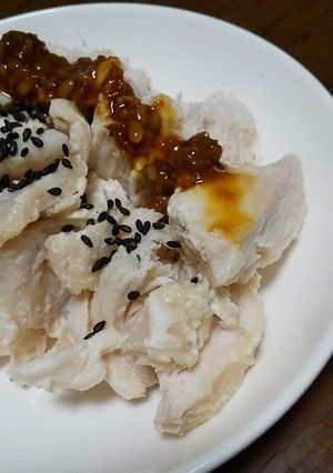 炊飯器で放置！蒸し鶏-レシピのメイン写真