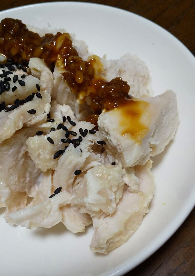 炊飯器で放置！蒸し鶏-レシピのメイン写真