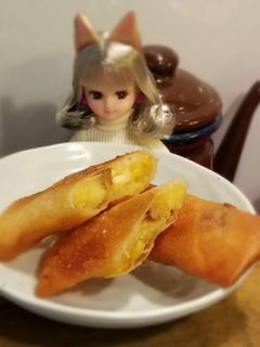 リカちゃん♡さつま芋(焼き芋)林檎春巻き-レシピのメイン写真