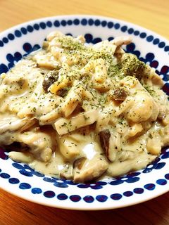 鶏肉とキノコのクリーム煮-レシピのメイン写真