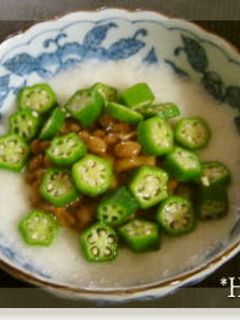 健康的♪オクラ山芋納豆-レシピのメイン写真
