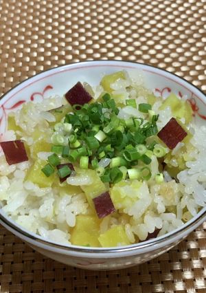 コンソメバター醤油香る！さつまいもご飯-レシピのメイン写真