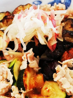 茄子と豚肉の薬味ポン酢-レシピのメイン写真