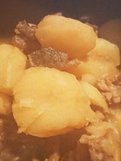 牛すじとじゃがいもの甘辛煮-レシピのメイン写真