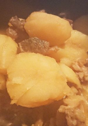 牛すじとじゃがいもの甘辛煮-レシピのメイン写真