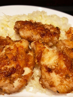 鶏胸肉のゴマかつお衣焼き-レシピのメイン写真