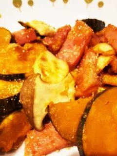 かぼちゃとベーコンのカレーチーズ炒め-レシピのメイン写真