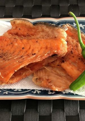 サーモンのあらの唐揚げ-レシピのメイン写真