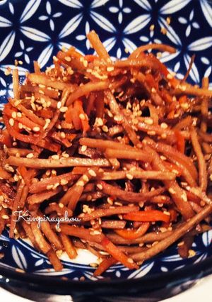 簡単 きんぴらごぼう カット野菜でも-レシピのメイン写真