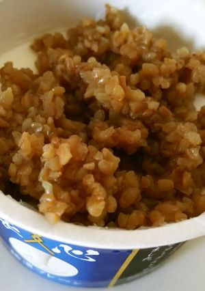 そば茶の茶殻活用＿ヨーグルト添え-レシピのメイン写真