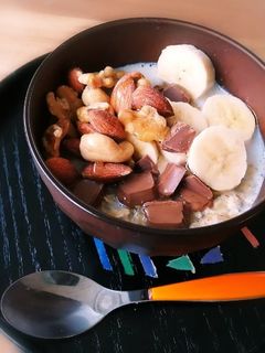 レンジで2分♪基本のオートミール粥-レシピのメイン写真