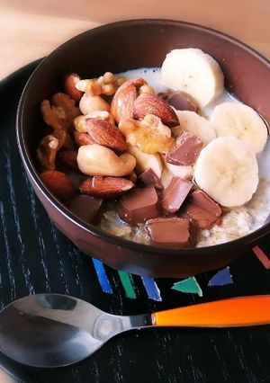 レンジで2分♪基本のオートミール粥-レシピのメイン写真