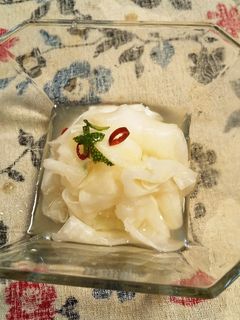 酢の物4姉妹、蕪の柚子風味-レシピのメイン写真