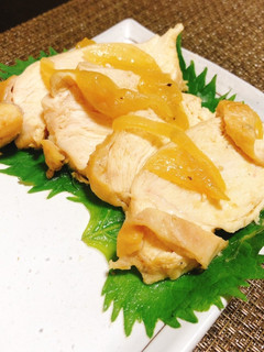 レンジで簡単 甘辛旨胸ハム-レシピのメイン写真