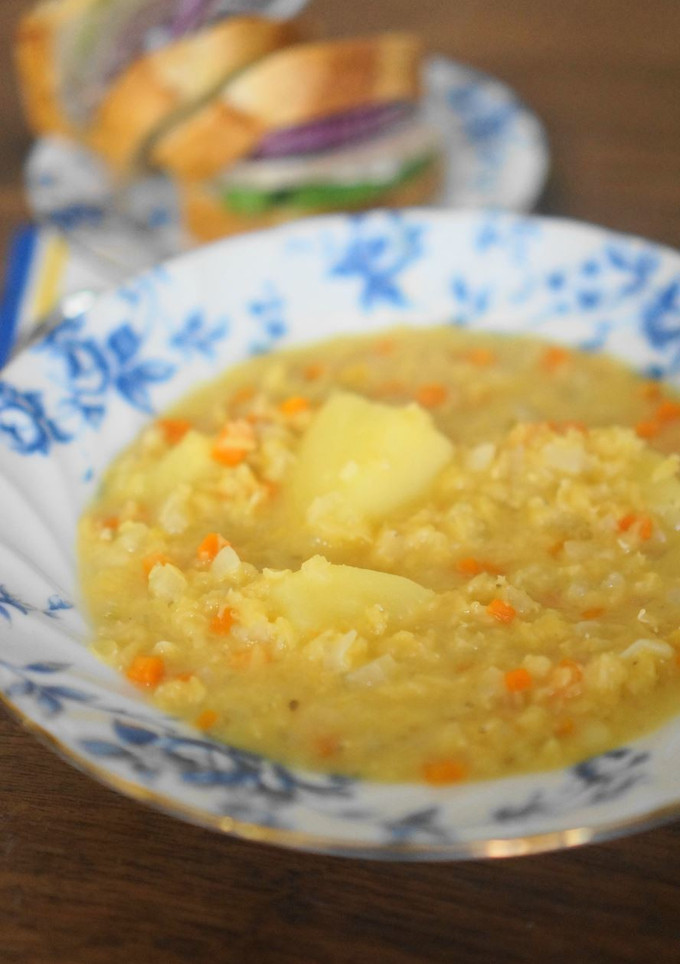 塩豚とレンズ豆のごちそうスープ-レシピのメイン写真