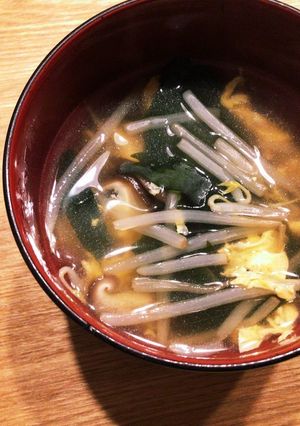 ラーメンスープで簡単！中華風スープ-レシピのメイン写真