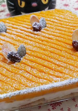 絞らずモンブラン風かぼちゃスコップケーキ-レシピのメイン写真