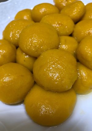 やわやわ*✩かぼちゃだんご-レシピのメイン写真