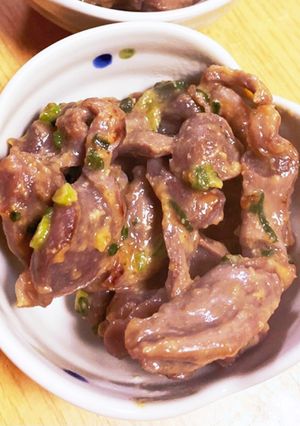簡単!!おつまみに♪砂ずりのずりみそ-レシピのメイン写真