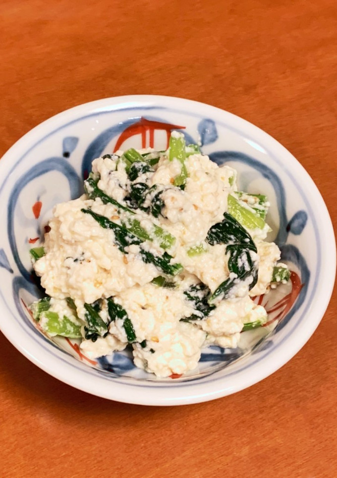 小松菜のごま風味中華白あえ-レシピのメイン写真