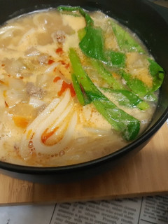 坦々うどん-レシピのメイン写真