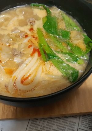 坦々うどん-レシピのメイン写真