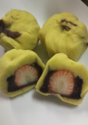 さつまいものいちご饅頭-レシピのメイン写真
