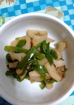 れんこんとピーマンのきんぴら-レシピのメイン写真