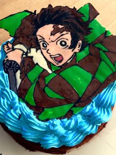 鬼滅の刃 炭治郎 ケーキ-レシピのメイン写真