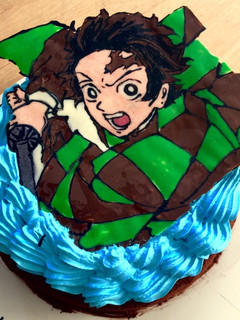 鬼滅の刃 炭治郎 ケーキ-レシピのメイン写真