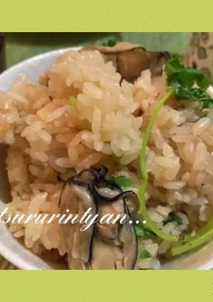 生姜と牡蠣の炊き込みごはん♡宅飲みの〆-レシピのメイン写真