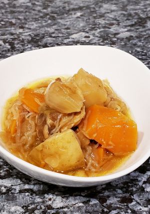 しっかり味染み簡単無水肉じゃが♪-レシピのメイン写真