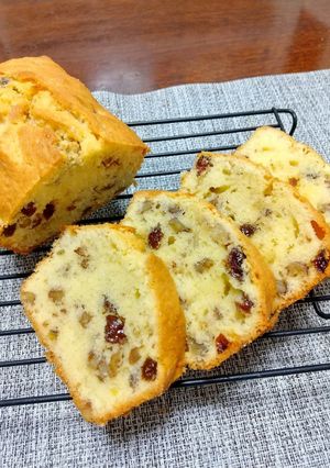パウンドケーキ(ドライフルーツを入れ)-レシピのメイン写真