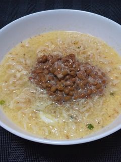 納豆と卵のまろやか塩ラーメン-レシピのメイン写真