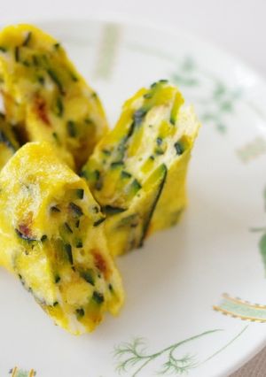 かぼちゃの皮とチーズのたまご焼き-レシピのメイン写真