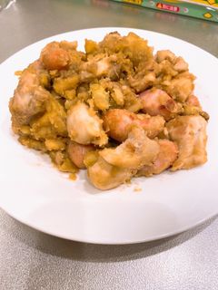 鶏と栗の炒め煮-レシピのメイン写真