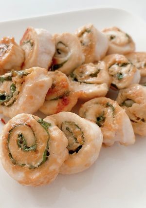 ヘルシーなササミのシソ巻き味噌風味♪-レシピのメイン写真