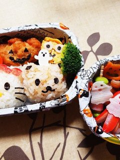 ハロウィン★キティちゃん☆お弁当♪-レシピのメイン写真