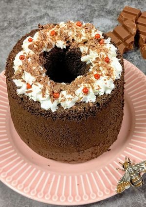 直径１２センチで☆ダークココアシフォン-レシピのメイン写真
