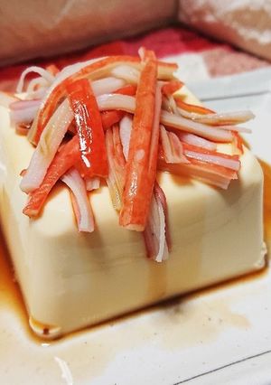 カニカマの冷奴ポン酢がけ♪-レシピのメイン写真