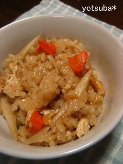 *我が家の味* 鶏ごぼうの炊き込みご飯-レシピのメイン写真