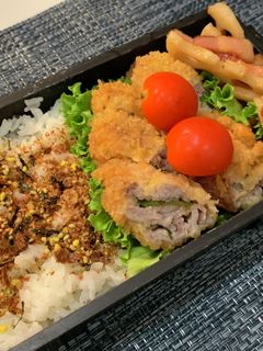 梅肉大葉かつ弁当 2020/10/27-レシピのメイン写真
