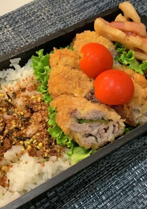 梅肉大葉かつ弁当 2020/10/27-レシピのメイン写真